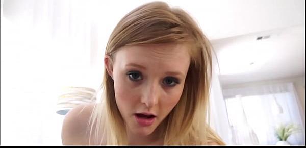  Tiny Blonde Teen Stepdaughter Lanna Carter Makes Sex Video With Dad For Mom POV